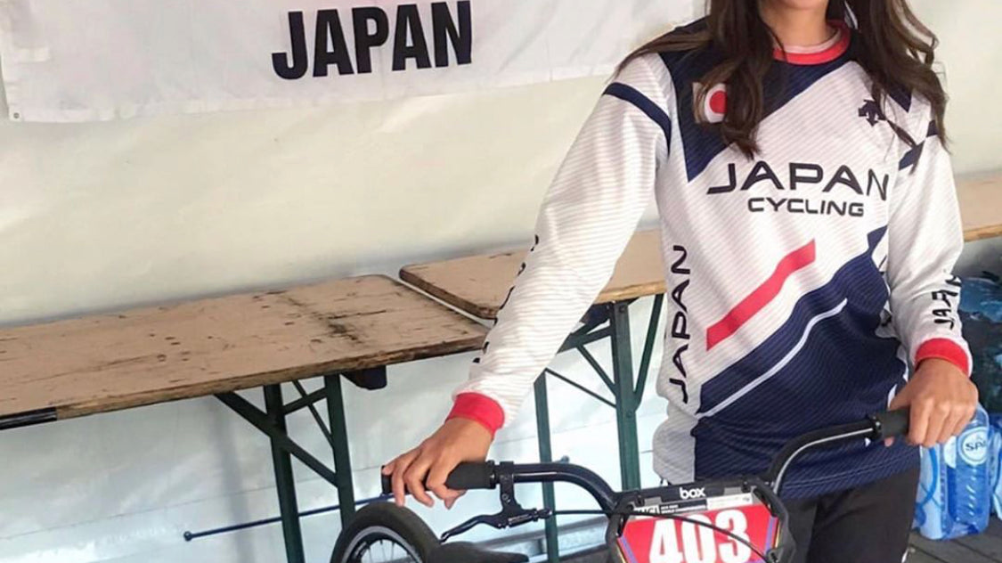 Miki Iibata at the UCI BMX Worlds