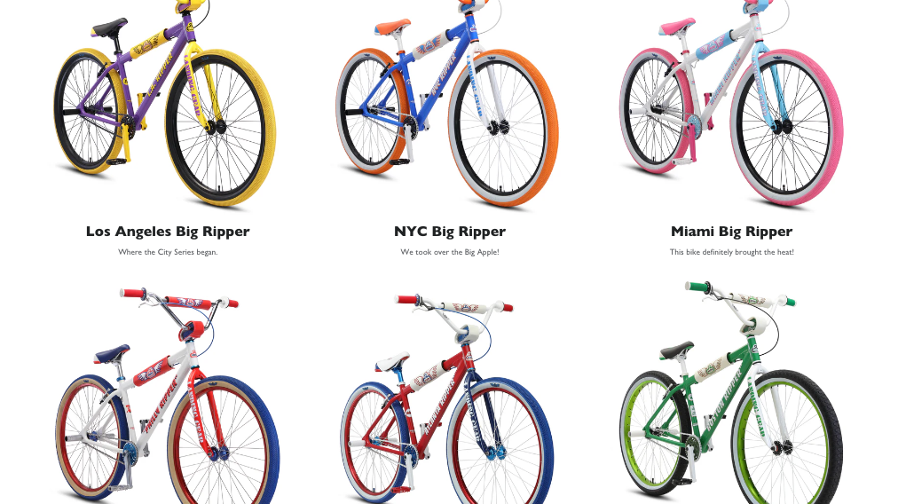 See All of the SE City Series Bikes!