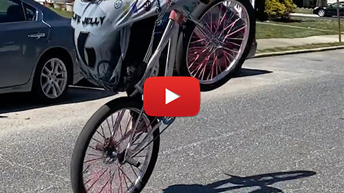 @bikelifejelly on her Monster Quad