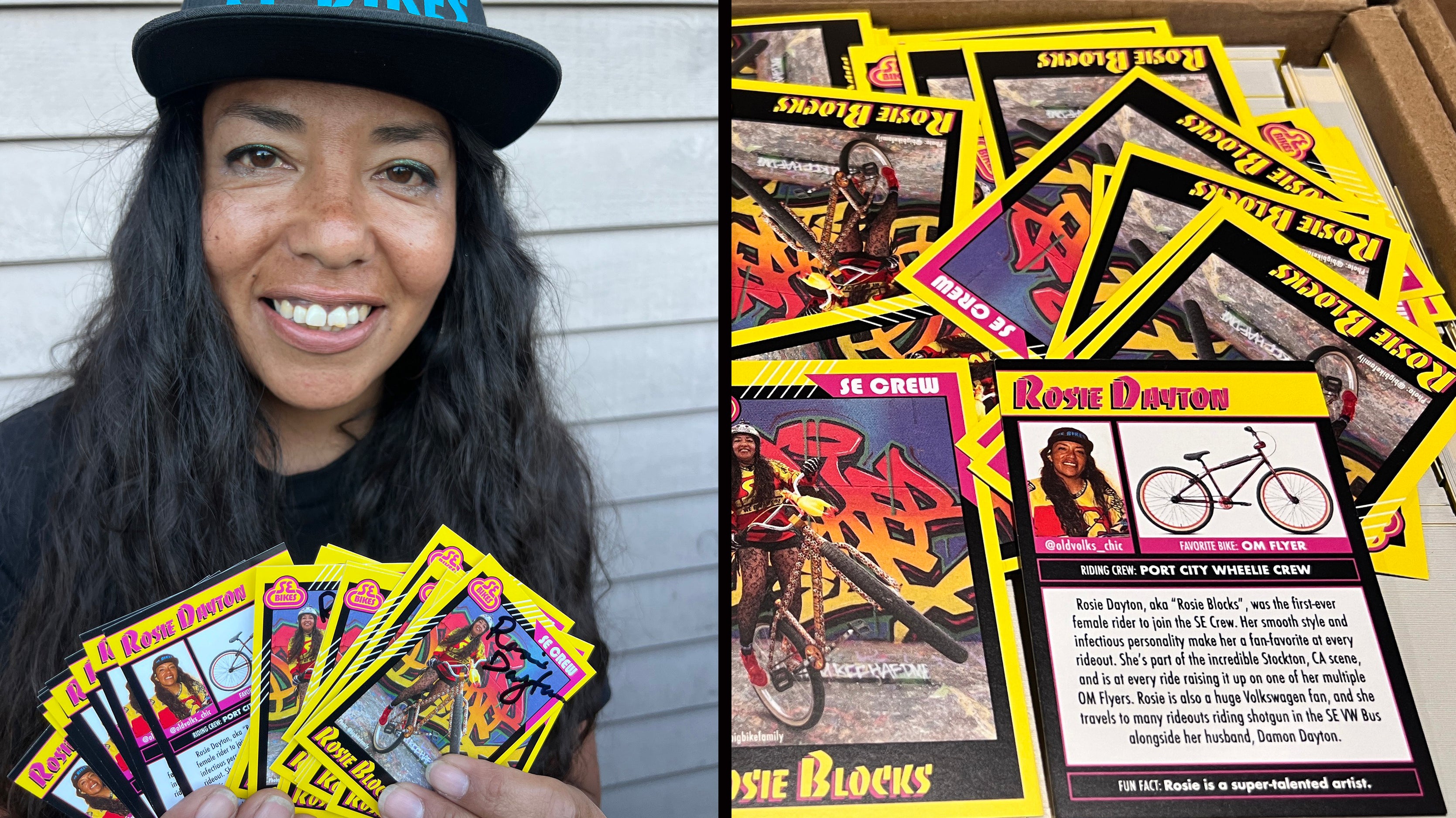 Rosie Got a Trading Card!