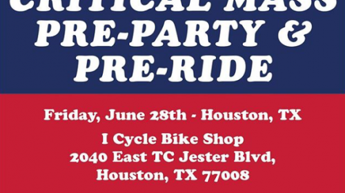More Critical Mass Houston Info