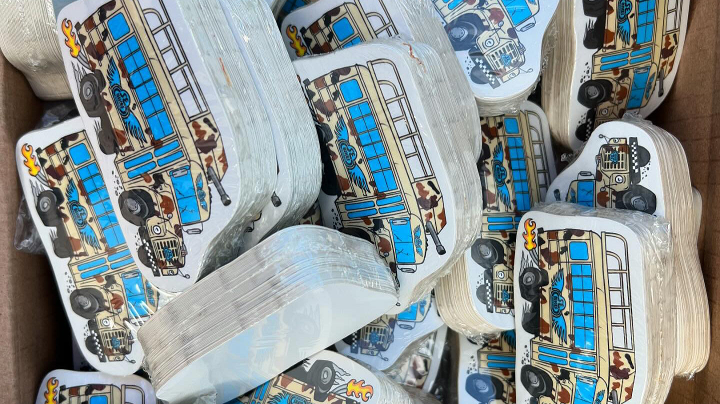 SE Big Bus Stickers!