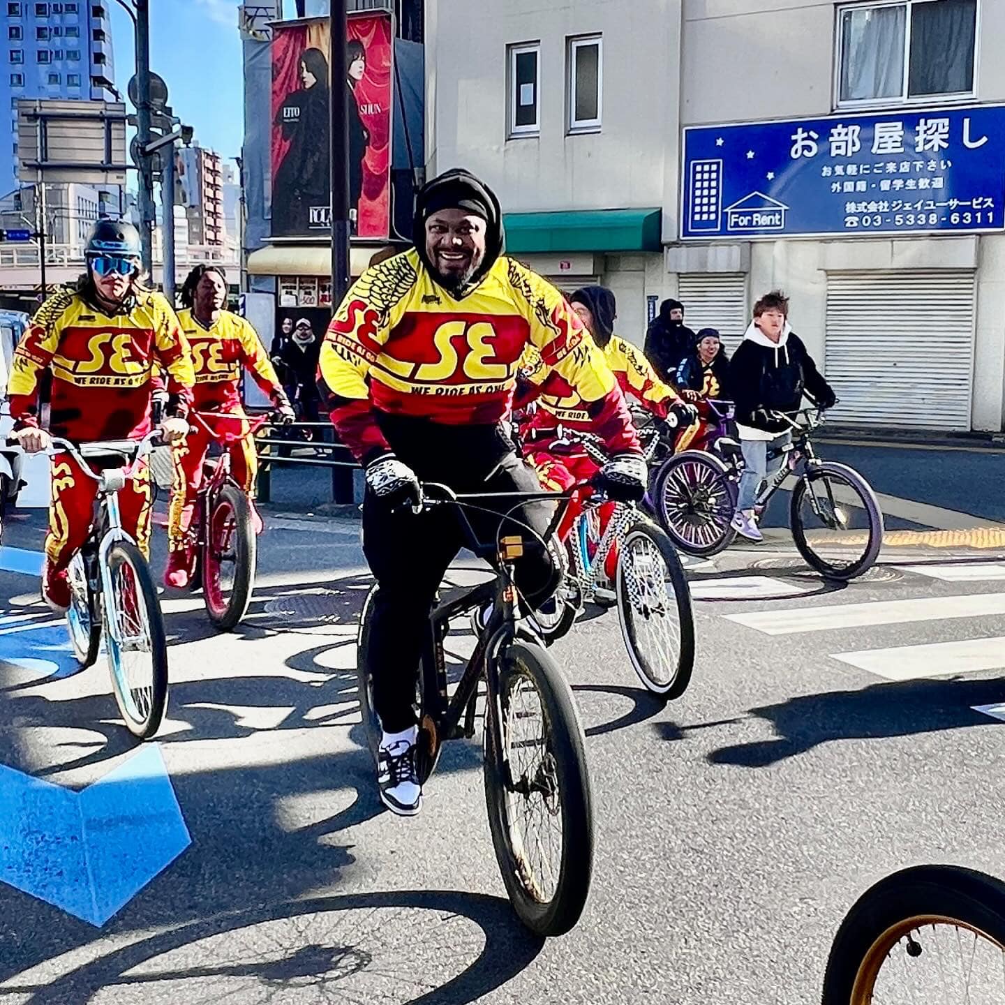 Marshawn Lynch in Tokyo with the SE Crew!