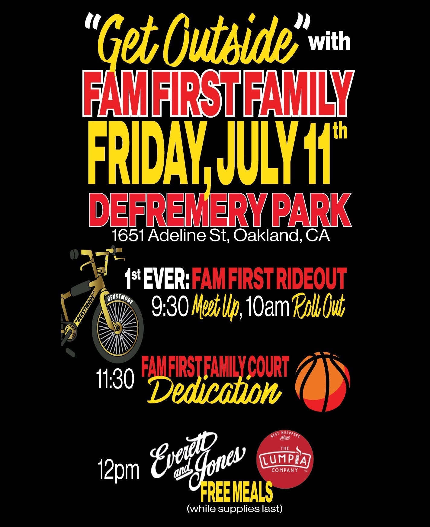 Oakland Fun on July 11!