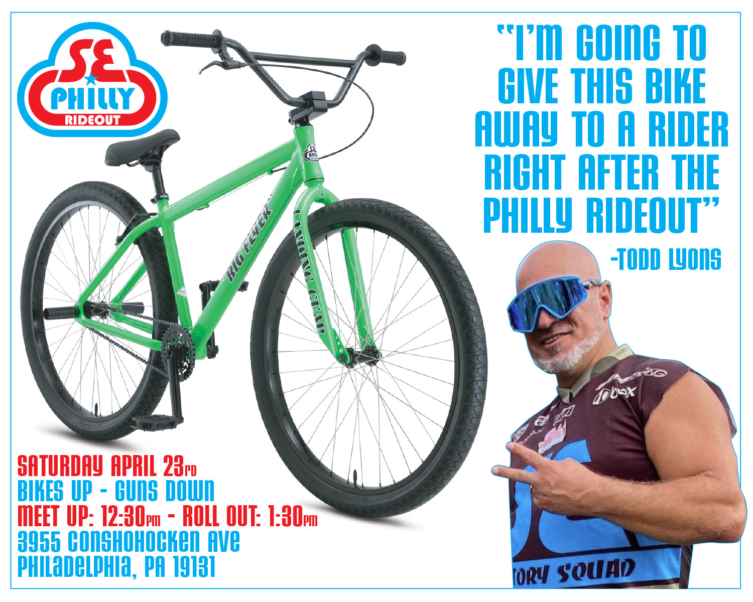 Philly Rideout and Bike Giveaway!