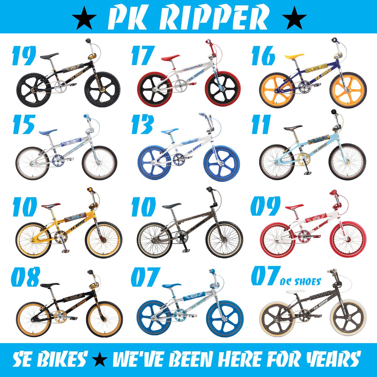PK Ripper Through the Years – SE BIKES Powered By BikeCo