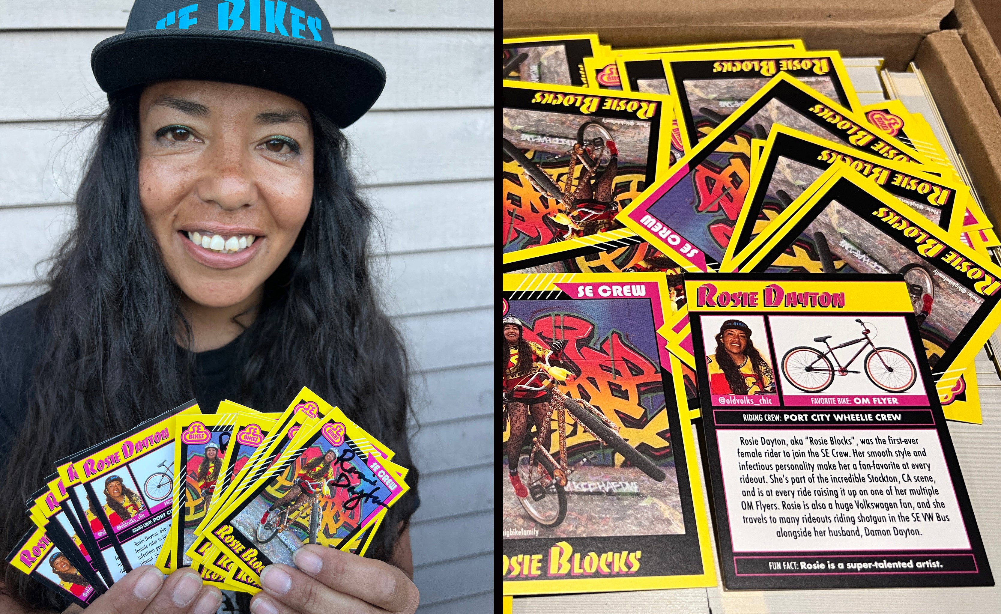 Rosie Got a Trading Card!