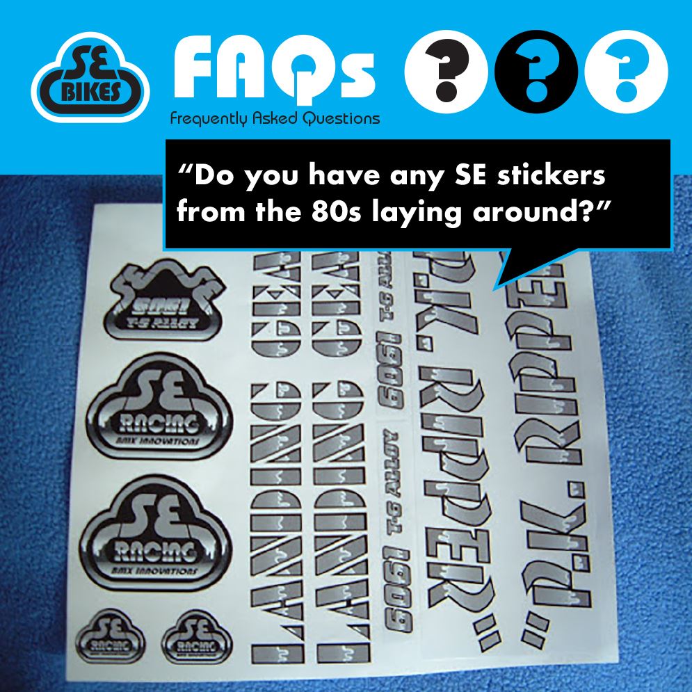 SE FAQ: Any Old Stickers?