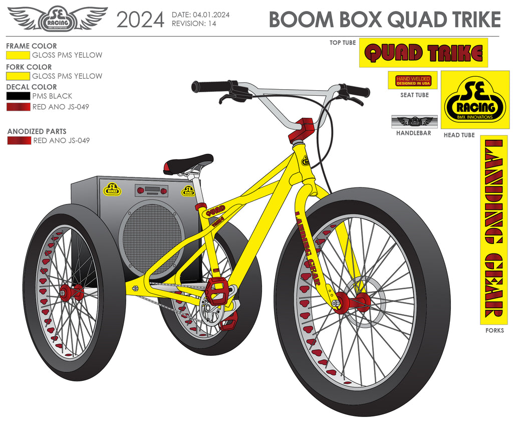 Boom Box Quad Trike!