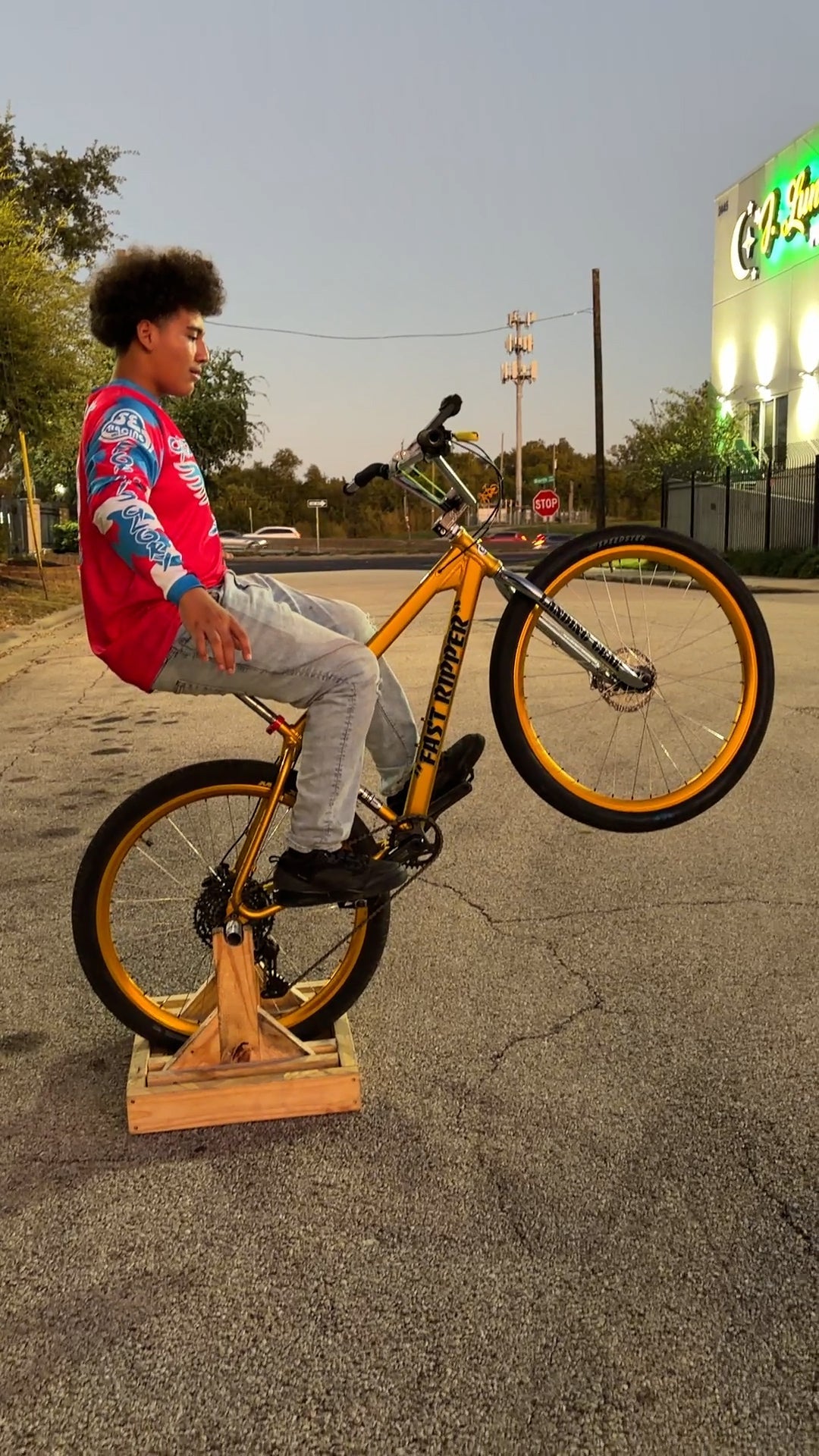 Homemade Wheelie Stand