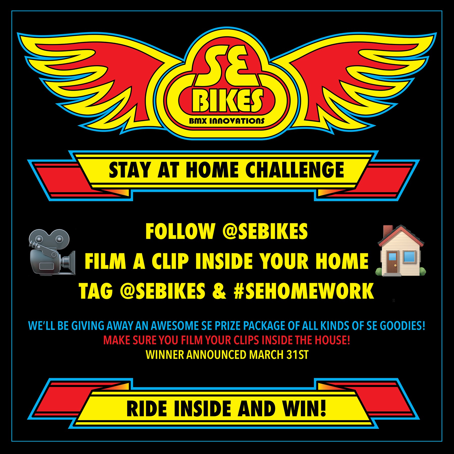 SE Bikes Stay at Home Challenge!
