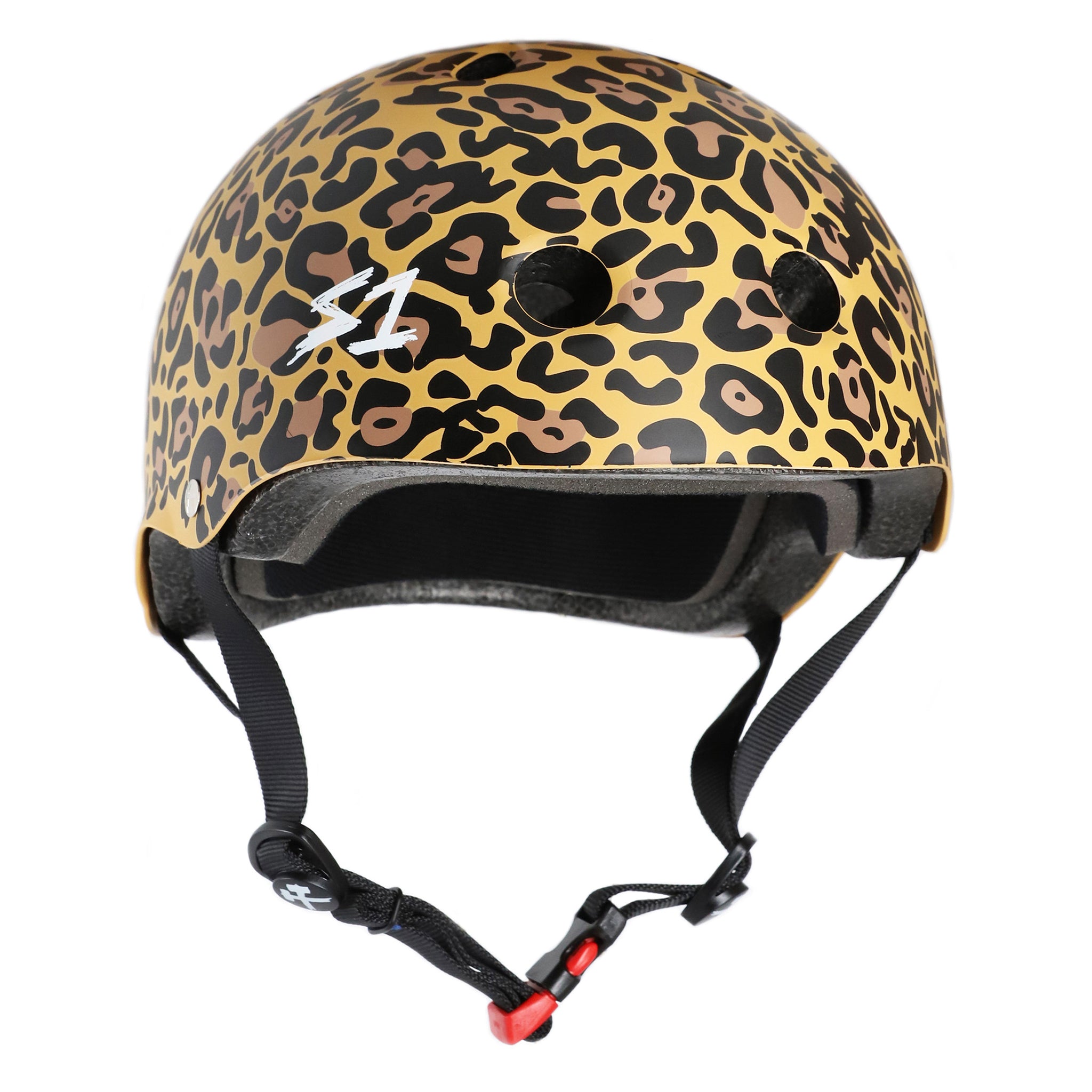 S1 Mini Lifer Helmet - Tan Leopard Print Matte