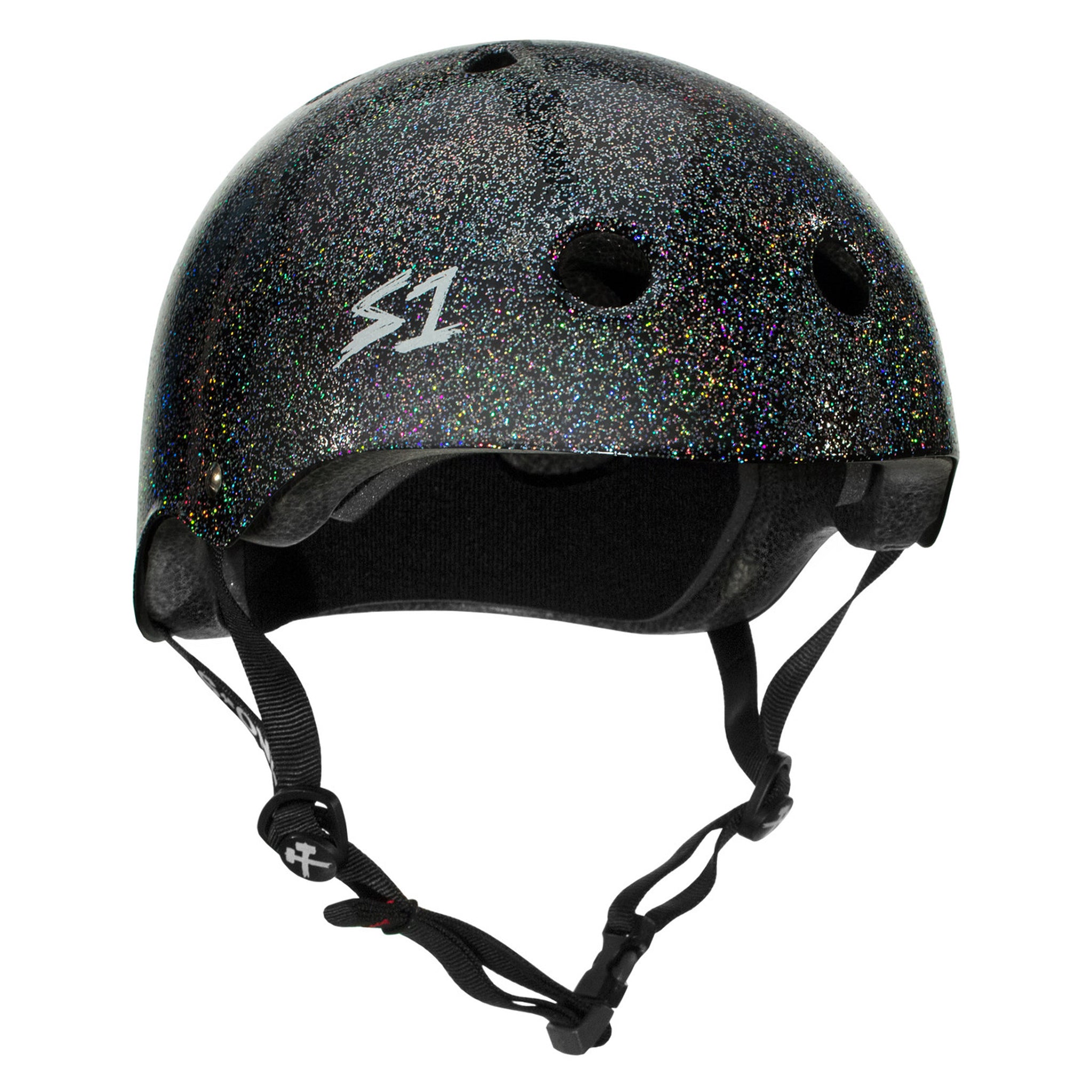 S1 Mega Lifer Helmet - Black Gloss Glitter