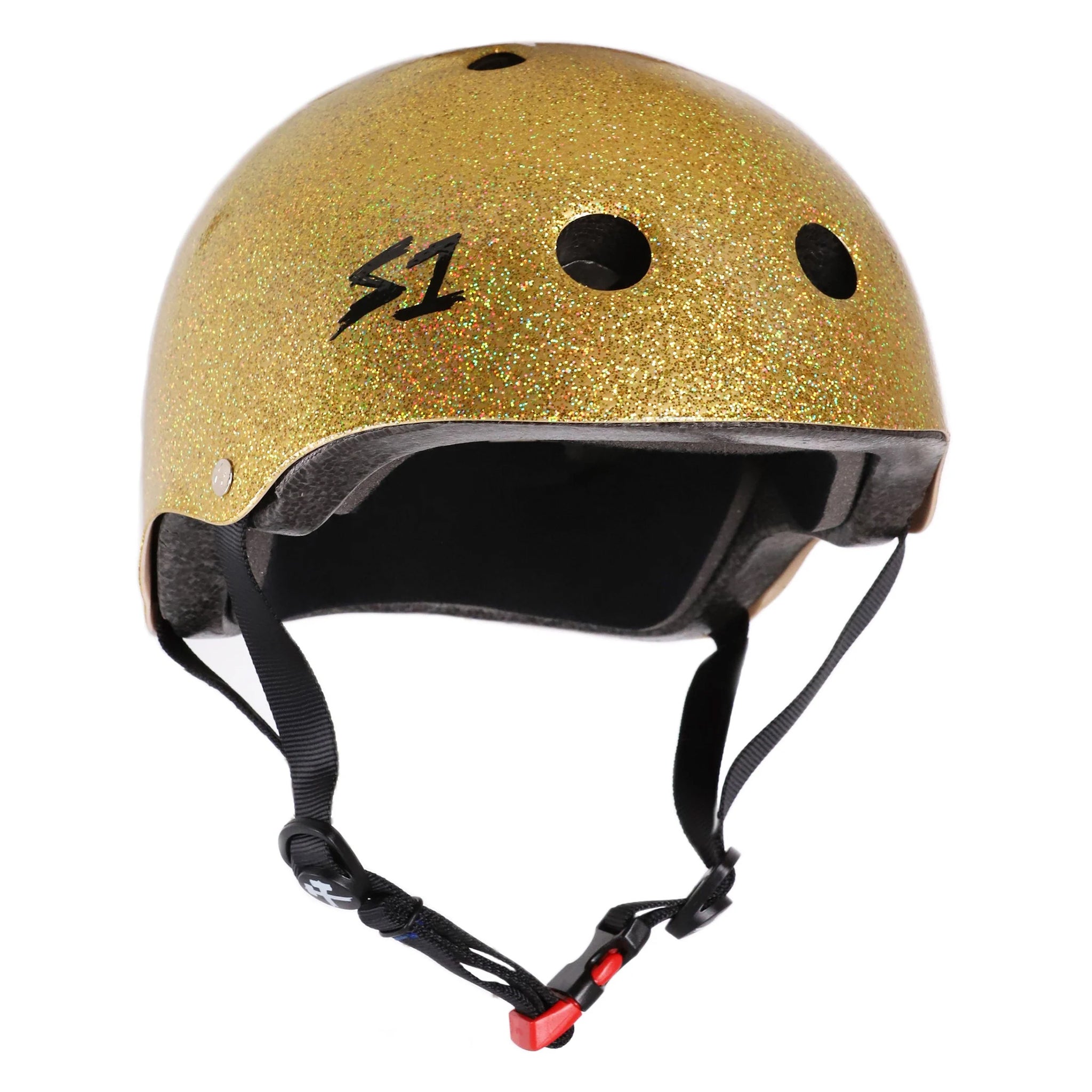 S1 Mini Lifer Helmet - Gold Gloss Glitter