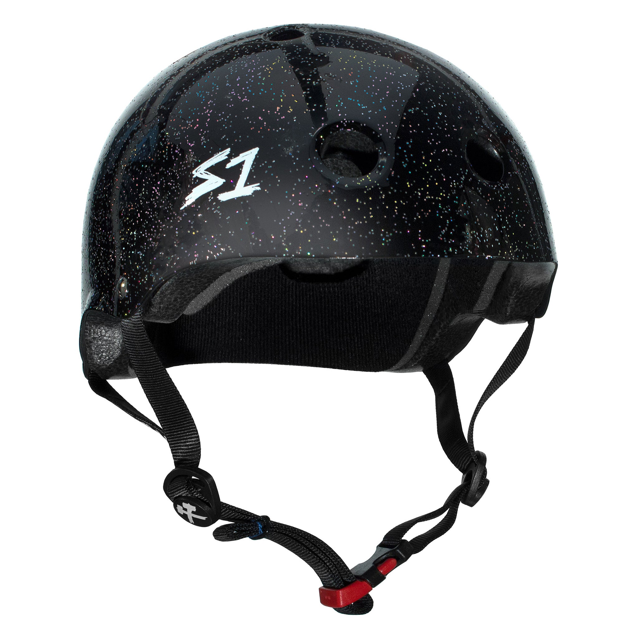 S1 Mini Lifer Helmet - Black Gloss Glitter